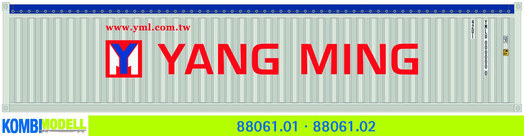 Kombimodell 88061.01 Ct 40`Open Top Yang Ming  SoSe 
